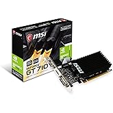 MSI GAMING GeForce GT 710 1GB GDRR3 64-bit HDCP Support DirectX 12 OpenGL 4.5 Heat Sink Low Profile Graphics Card (GT 710 1GD