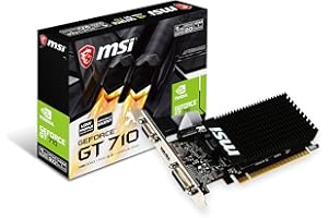 MSI Computer GeForce GT 710 1GB DirectX 12 PCIe x16 2.0 Low Profile Graphic Card (GT 710 1GD3H LPV1)