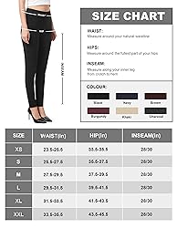 AFITNE Women's Yoga Dress Pants Skinny Pull On Work