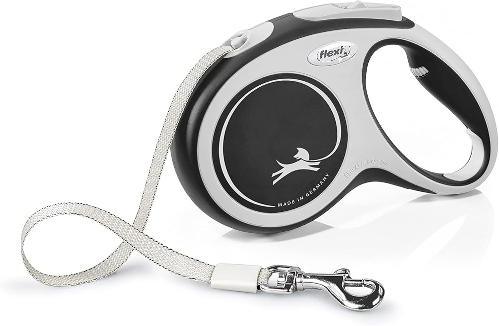 flexi Comfort M Tape 5 m Black Retractable Dog Leash up to 25 kg
