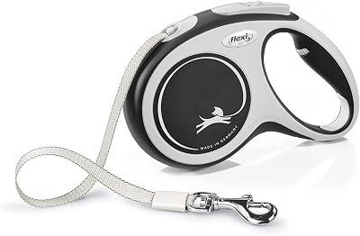 flexi Comfort M Tape 5 m Black Retractable Dog Leash up to 25 kg
