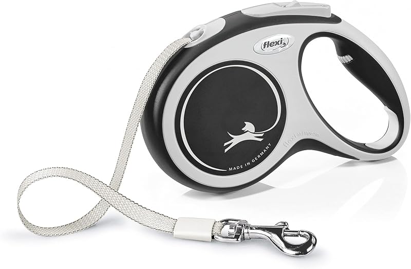 flexi Comfort M Tape 5 m Black Retractable Dog Leash up to 25 kg