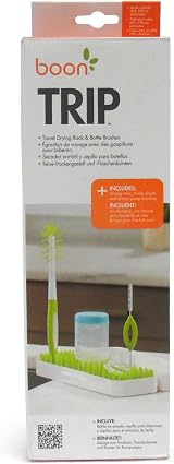 TOMY Boon LAWN Large Baby Bottle Dryer Rack Portable Dual-Ended Brush view 9