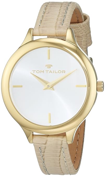 TOM TAILOR Watches Damen-Armbanduhr Analog Quarz Leder 5414802