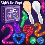 Joyreal Sensory Toys 10Pcs Light Up Autism Fidget Tubes Balls Maracas view 7