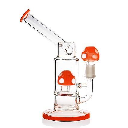 REANICE Rauchen Bong Oil Dab Rig Pipe 14.4mm 21cm Glas Wasser Hooahk Rot Pfeifen Handgemachte Günstig Bongs