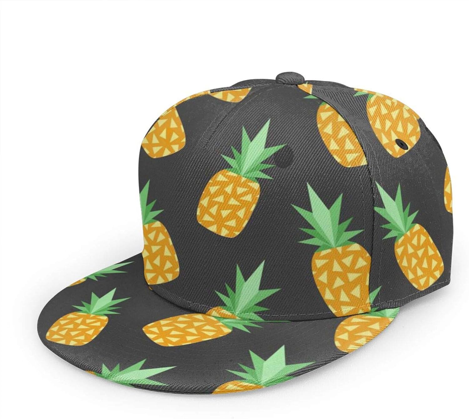 MFILUDTY Hip Hop Baseball Cap Yellow Pineapple Adjustable Hat,Unisex