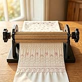 Smocking Pleater Machine,32 Row Adjustable Fabric Pleater,with Back Box and Special Needle,0.5cm Needle Spacing for DIY Clothing Fabric Gathering Ruffles Sewing Craft Lovers 24Rows