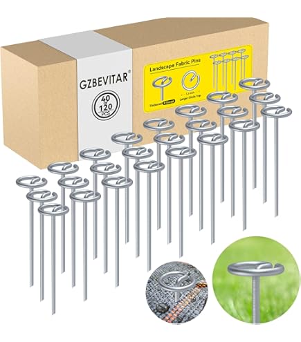 Amazon.com : GZBEVITAR Landscape Fabric Pins, Thickened 8