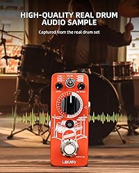 LEKATO Drummer Guitar Pedal Drum Machine with