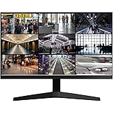 Real HD Security Camera Monitor Screen, 22 Inch 1080P Thin LED PC Monitor with HDMI VGA Built in Speaker Compatible with CCTV Security DVR NVR, Not Support Bluetooth and WiFi
