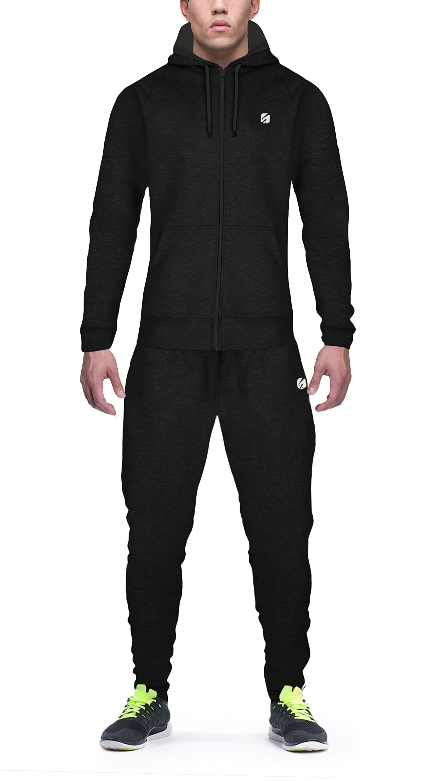 mens fleece tracksuit set