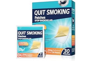 PLSHSBSE Quit Smoking Patches 30 Count, Stop Smoking Aids Patches Step 1, 21mg Quit Smoking Patch That Work with 2 Weeks, Anti Smoking Patches