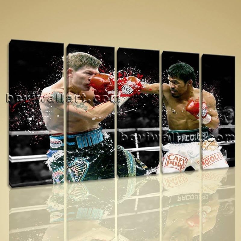 Large Pacquiao Boxing Wall Art Contemporary Painting On