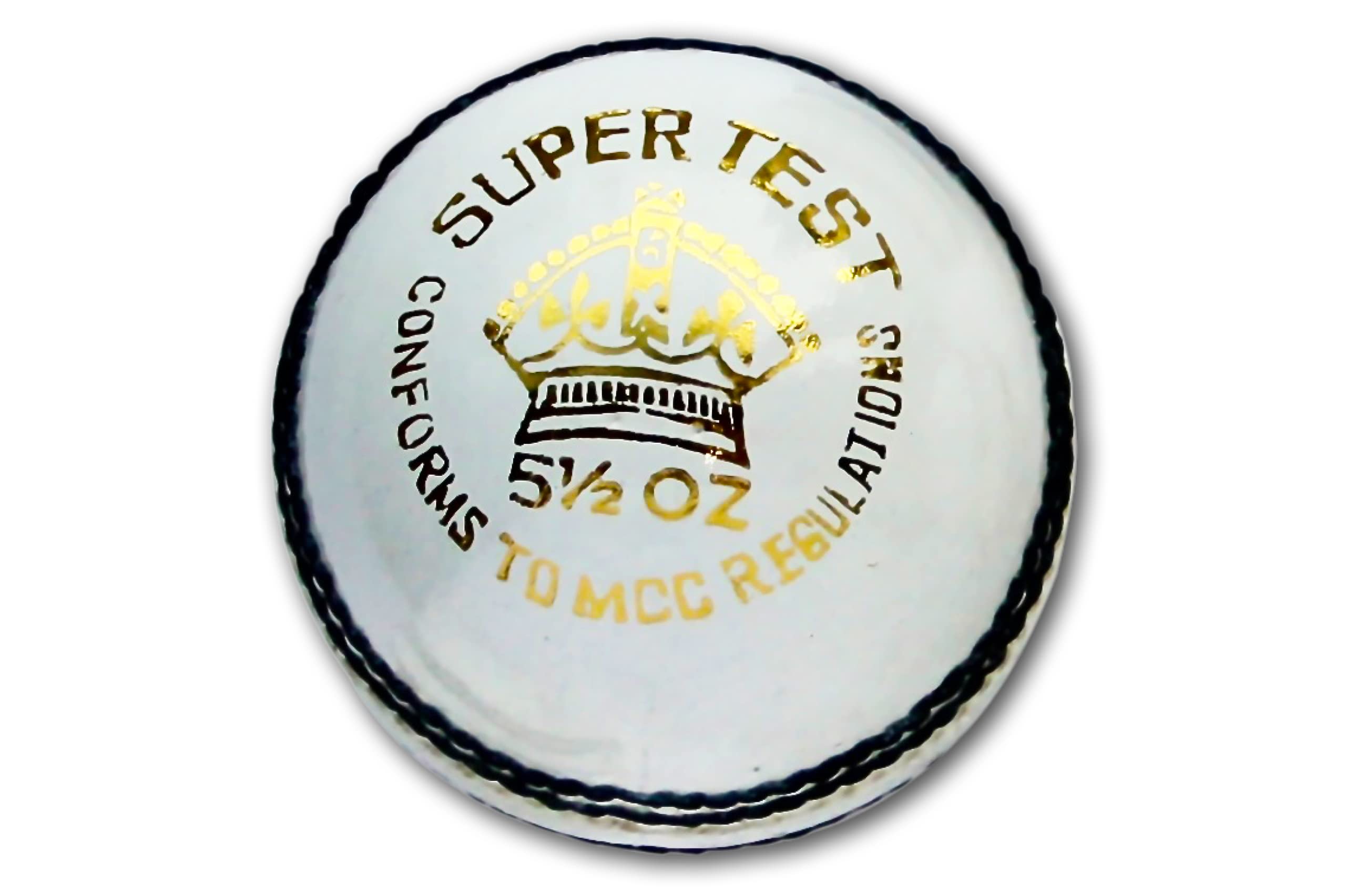 Cricket Ball - White Leather Match Quality (Adult Men's)