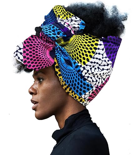 Multicolor African Print Gele Headwrap - GEL8 0526 African Head Wrap for Women/ankara Head Wrap/african Turban  main image 4