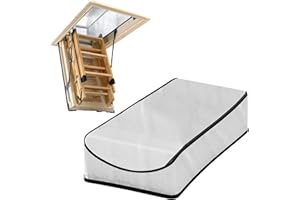 GARDEASY Attic Stairway Insulation Cover 25”x54”x11”, Attic Stairs Door Ladder Insulator Pull Down Tent with