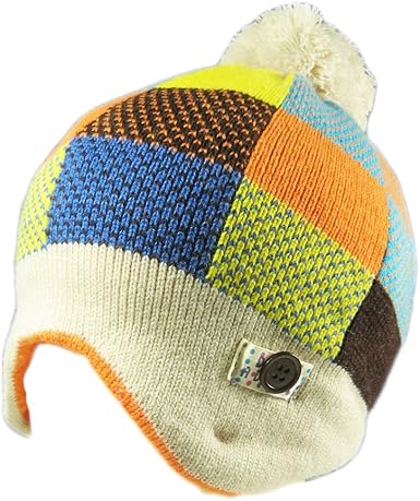 cream bobble hat and scarf