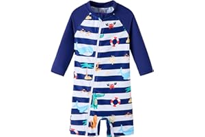 UMELOK Baby Boy Swimsuit UPF 50+ Sun Protection Rash Guard Swimwear