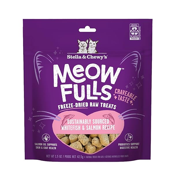 STELLA & CHEWY’S MEOWFULLS FREEZE DRIED CAT TREATS...
