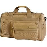 HIGHLAND TACTICAL Expandable Tactical Duffel Bag, Desert