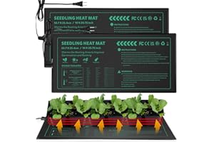 AUPETEK 20W Seedling Heat Mat for Seed Starting,10" x 20.75" Waterproof Heating Pad for Indoor Plants Germination, Gardening, Hydroponic, Greenhouse