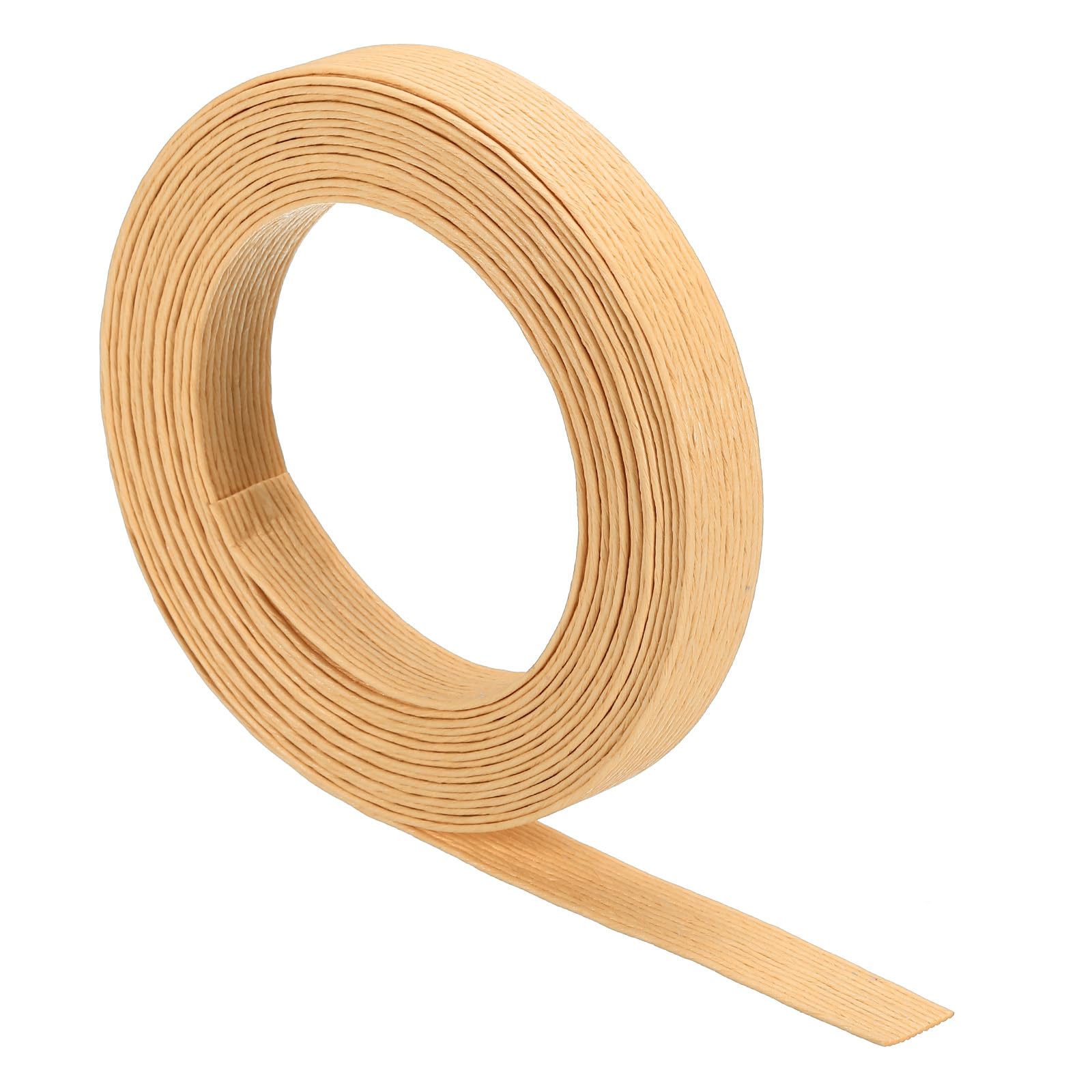 PATIKIL 5.4 Yards x 0.6" Paper Rattan Weaving Cane, 12-Ply Paper Rattan Weave Basket Weaving Supplies for DIY Rattan Woven Making, Beige