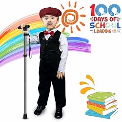 JcHrmers 7 PCS 100 Days of School Old Man Costume