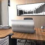 TOTIO 16x118 Inch Self-Adhesive Silver Wallpaper, Waterproof & Oil Proof view 8