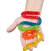 Gummy Super Worm - 2 Feet of Flavor, 3-Pack, Original &amp; Sour Options from GGB Candies (Original, 3 Pack)