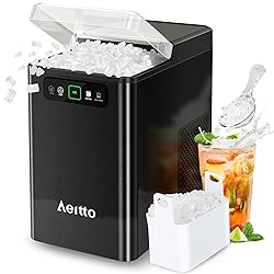 Aeitto Nugget Ice Maker 40Lbs/24H, Countertop Soft