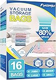 Fygrip 16 Pack Vacuum Storage Bags with Hand