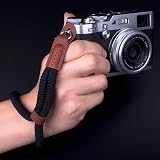 VKO Soft Camera Wrist Strap for DSLR SLR Mirrorless Cameras Adjustable Black view 2