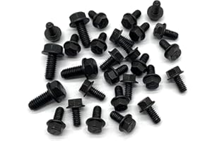 GENERIC Region Offroad 4.0L 4.2L 2.5L Oil Pan Bolts compatible with Jeep CJ YJ TJ XJ MJ ZJ WJ (Black)
