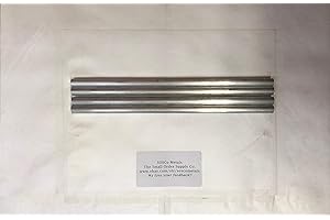 STONER METALS 4 Pieces 3/8" Aluminum 6061 Round Rod 12" Long T6511 .375 Solid Lathe Bar Stock