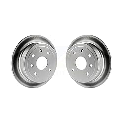 Genius Rear Coated Disc Brake Rotors Pair