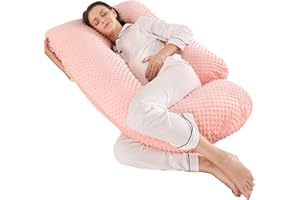 Pregnancy Pillow for Sleeping, G Shaped Full Body Maternity Pillow for Pregnant Women, Removable Cover Jumbo Size Body Suppor