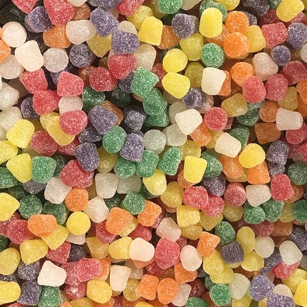 SWEETGLOB ASSORTED GUMMY DROPS CHRISTMAS CANDY (ASSORTED SPICE DROPS, 1 POUND)