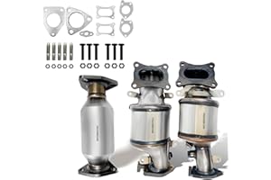 PULCHERFLOW Catalytic Converter Compatible with 2009-2021 Honda Pilot, 2008-2017 Honda Accord, 2008-2019 Honda Odyssey 3.5L, 2006-2011 Honda Ridgeline 3.5L High Performance (EPA Compliant)