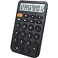 VEWINGL Standard Calculator 12 Digit,Desktop Large Display and Buttons,Calculator with Large LCD Display for Office,School, Home & Business Use,Automatic Sleep,with Battery