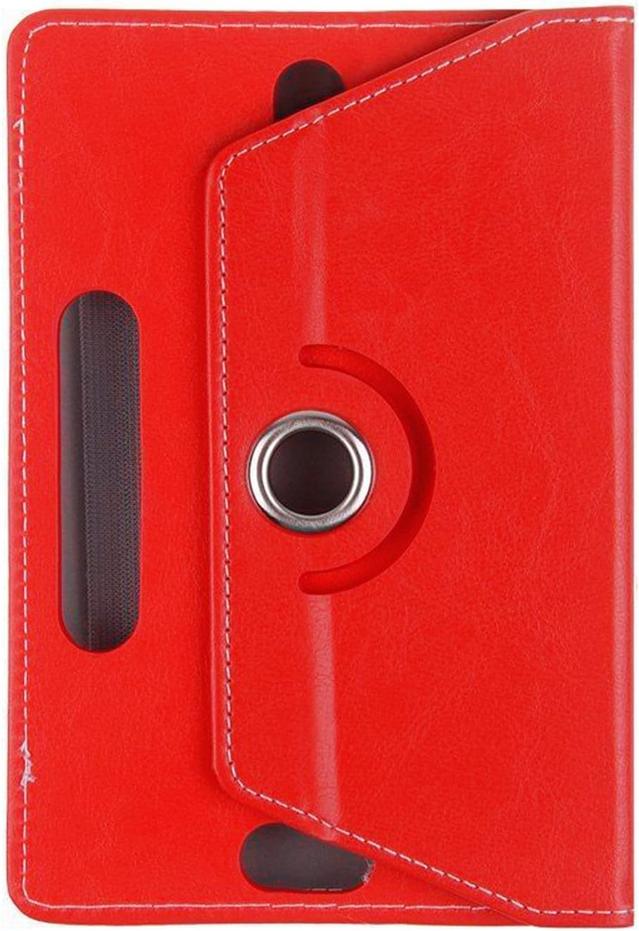 Universal 360° Rotational Colourful Various PU Leather Stand Case Cover Fits All 7" Inch Android Tablets tab devices + Free Stylus Pen (Universal 7'' red) - Image 4
