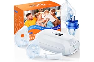 GETKITCHY Nebulizer Machine for Adults and Kids - Compressor Nebulizer Great for Breathing Treatment & Asthma; Nebulizers with Full Accessory is Perfect for Travel or Home Use