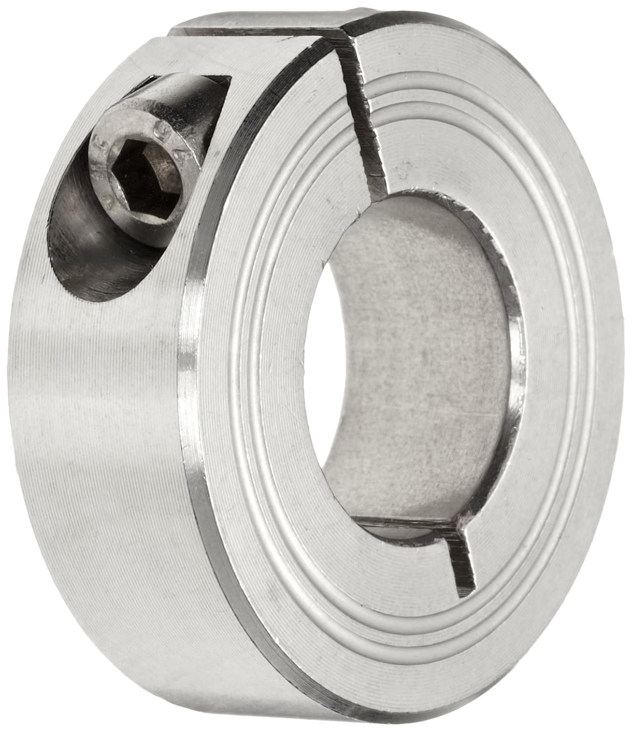 Climax Metal M1C15S Shaft Collar, One Piece, Stainless Steel, Metric