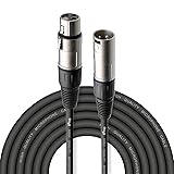 Stagg Microphone Cable, XLR, Black, 6m