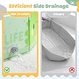 Orzbow Foldable Baby Bath Tub Green Easy Clean Safe Durable view 7