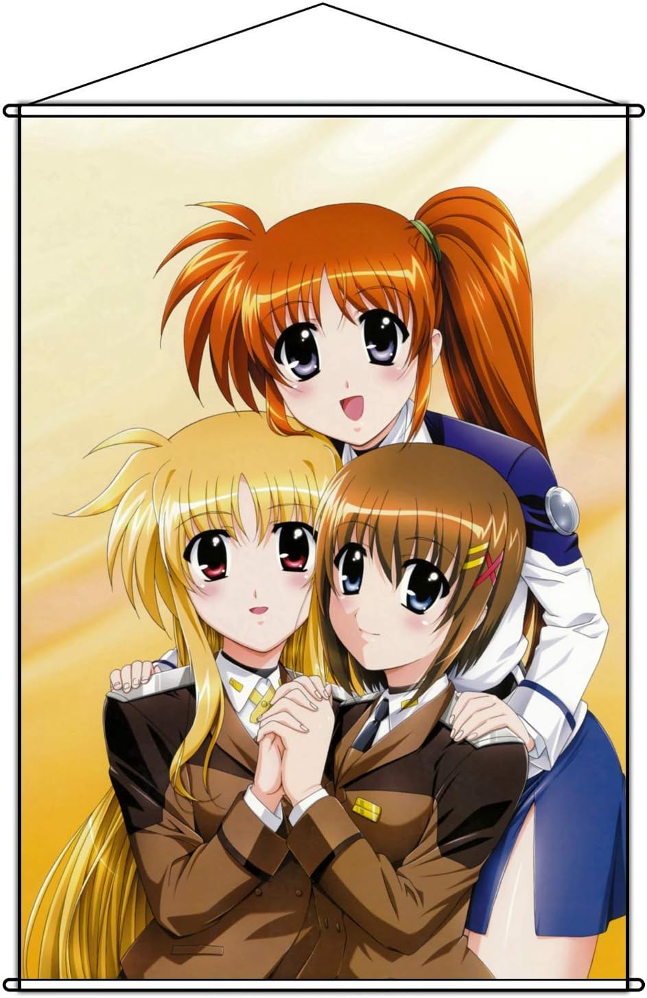 Amazon 魔法少女リリカルなのは B2タペストリー フェイト テスタロッサ 八神はやて 高町なのは B2 728 X 515 Mm 掛ける絵 アニメ 萌えグッズ 通販