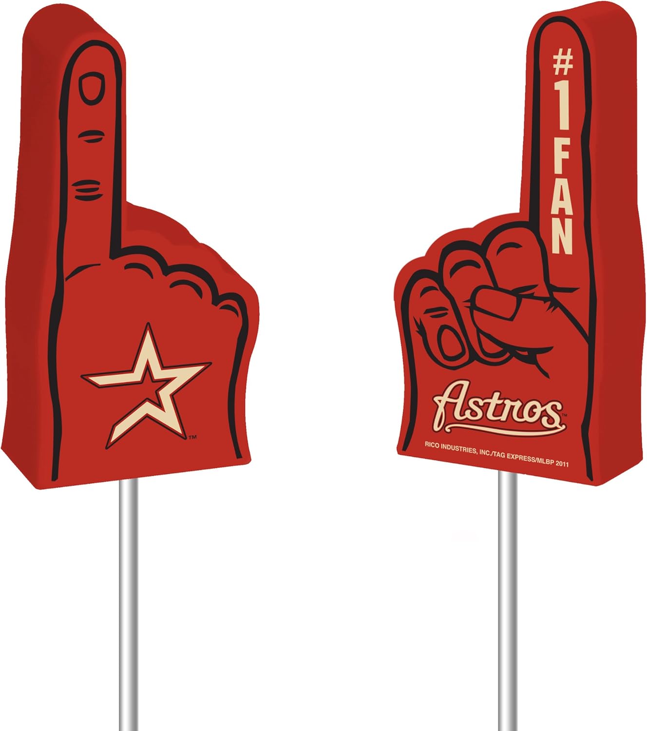 MLB Houston Astros Foam Finger Antenna Topper Sports Fan