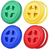 Aodaer 4 Pieces Seal Lid 5 Gallon Bucket Twist Lid