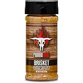 Gourmet Brisket Seasoning | Brisket Rub for Smoker or Grill | No Artificial Flavors | No MSG added | Runnin’ Wild Foods, 6.4 ounces