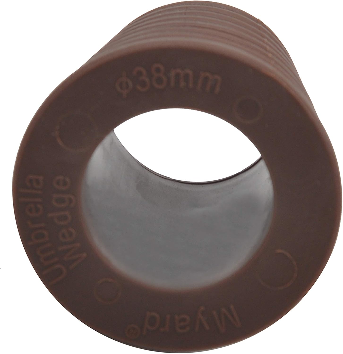 Myard Mp Uw38 Dbr Umbrella Cone Wedge Spacer Fits Patio Table Hole Opening Or Base 2 To 2 5 Inch Umbrella Pole Diameter 1 1 2 38mm Dark Brown Amazon Ca Patio Lawn Garden